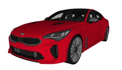 超精细汽车模型 起亚 Kia Stinger